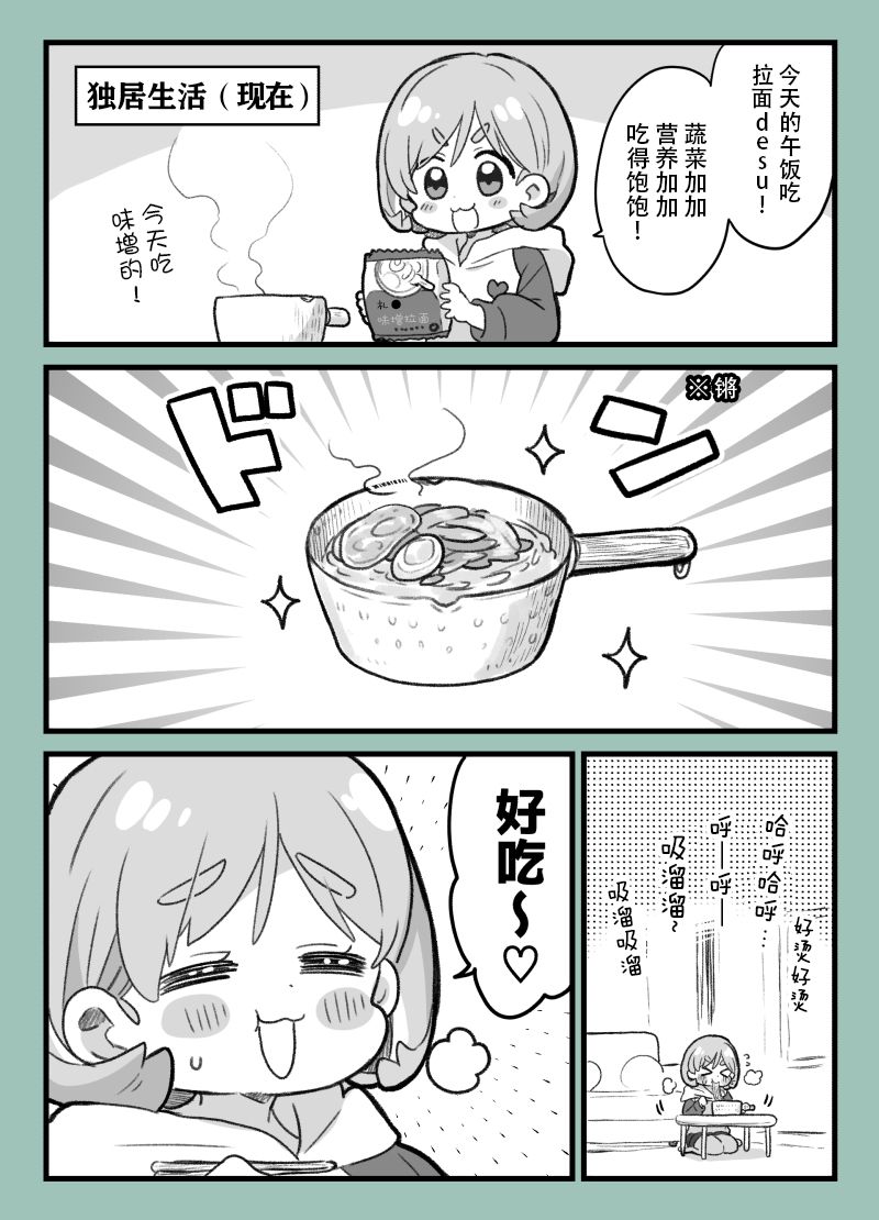 一个人独居的可可酱漫画1
