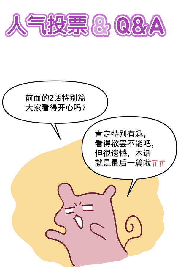 [特别篇3 ] 人气投票 & Q&A1