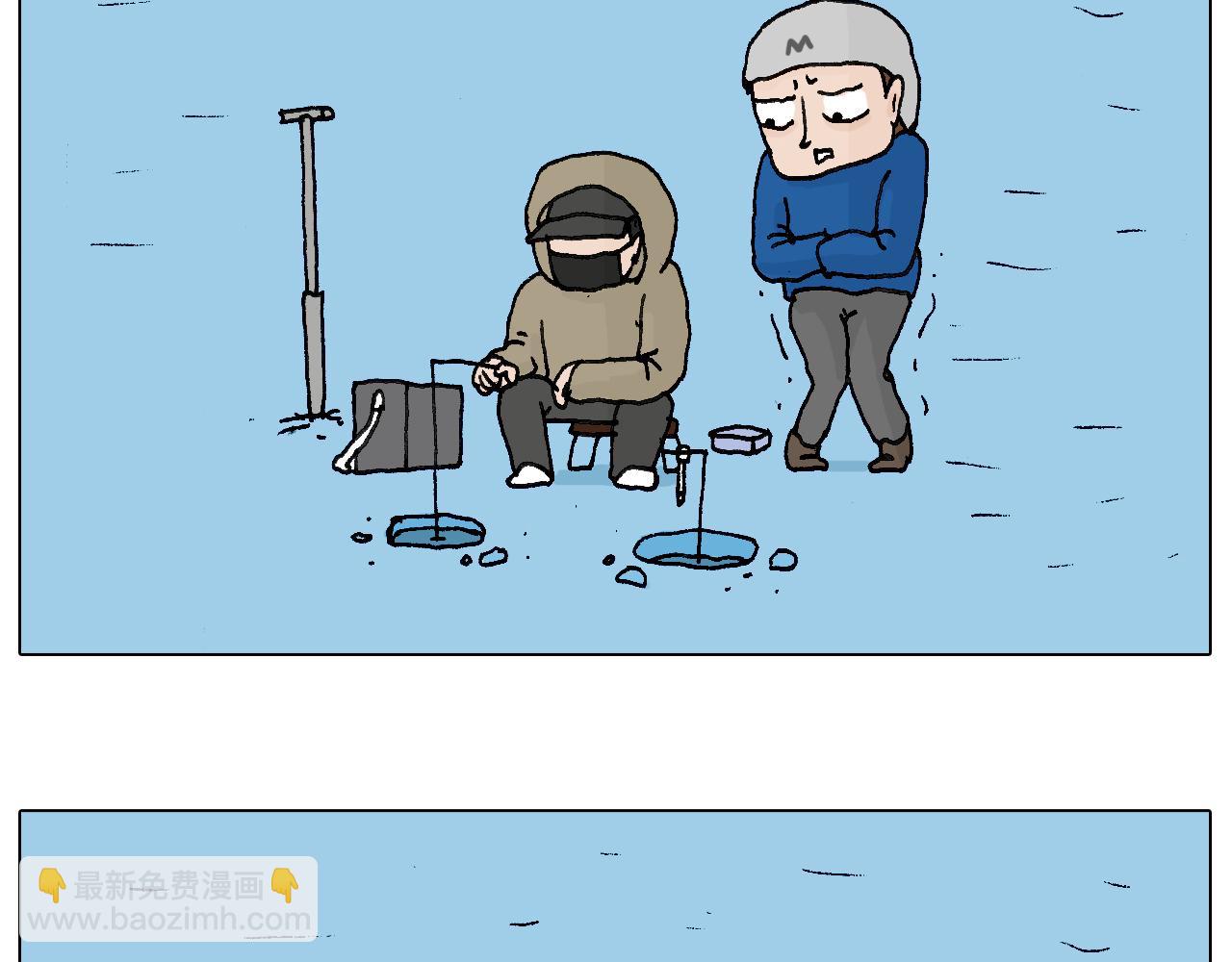 北方冬天的钓鱼方式30