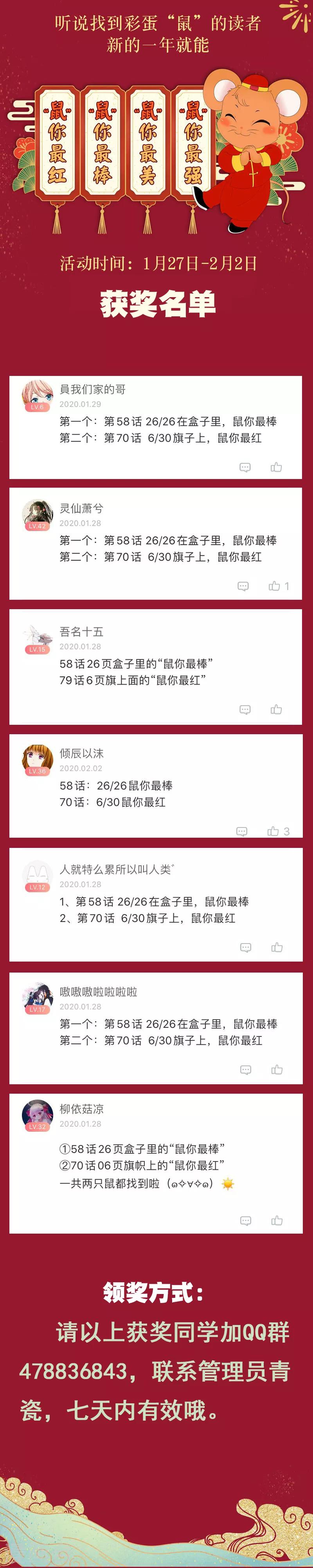 “鼠”彩蛋获奖名单0