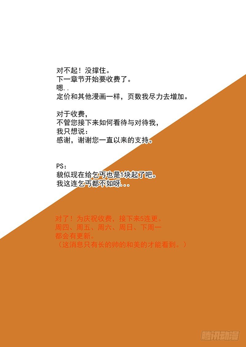 免费章节简介与收费的通知0