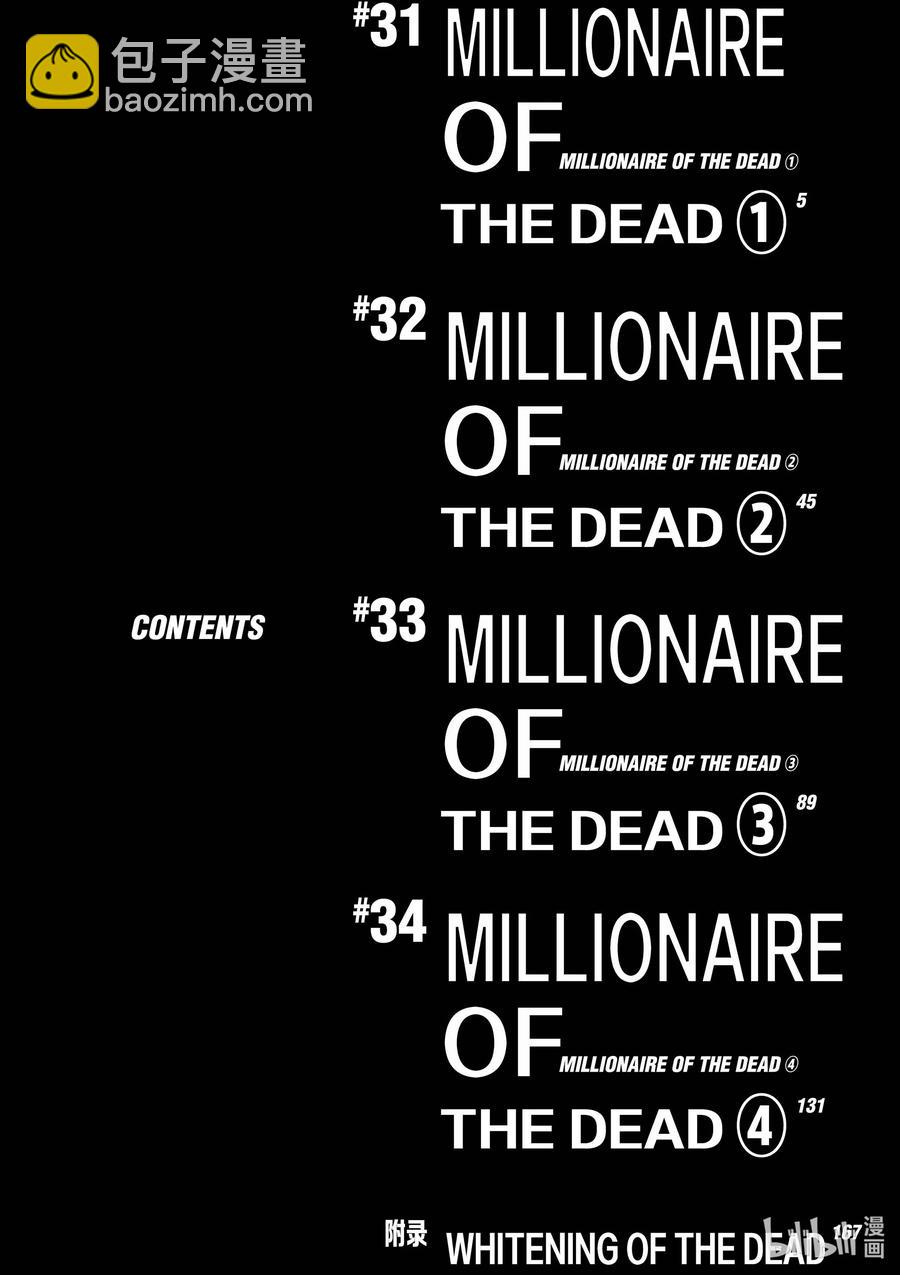 #31 MILLIONAIRE OF THE DEAD①2