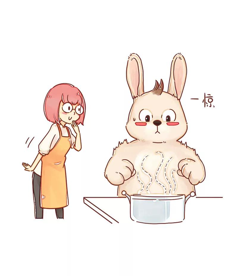 呆毛兔喝茶6