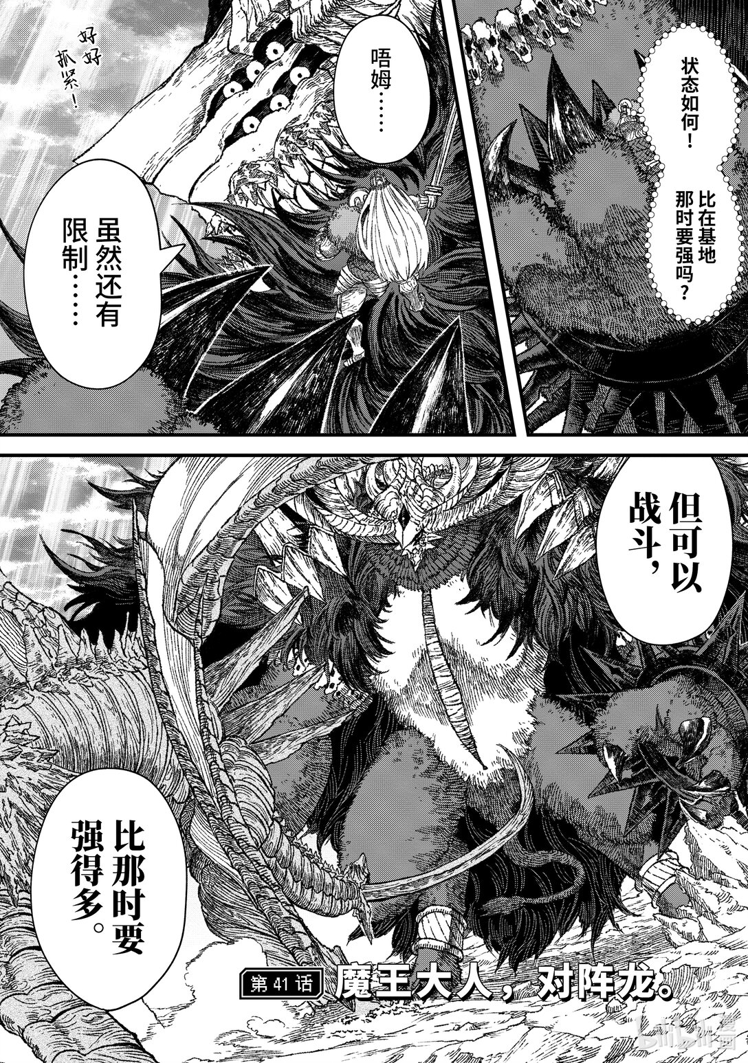 第41话 魔王大人，对阵龙。0