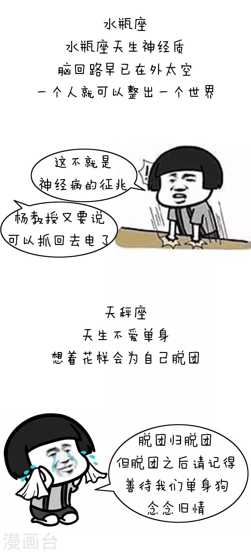 第190话 表情包丨十二星座的逼格假期5