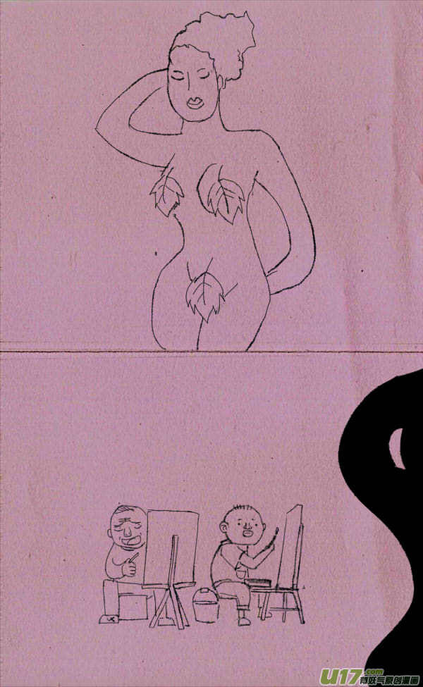 菊叔画人体0